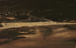 Aerial View of Skaket Beach, Cape Cod Postcard