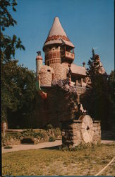 Unique Gingerbread Castle Postcard