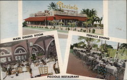 Picciolo Restaurant Miami Beach, FL Postcard Postcard Postcard