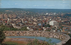 Lookout at Garret Mountain Reservation Paterson, NJ Postcard Postcard 