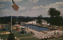 Charles and Lillian Brown's Hotel Loch Sheldrake, NY Postcard Postcard Postcard