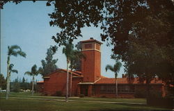 La Verne College - W.I.T. Hoover Memorial Library California Postcard Postcard Postcard