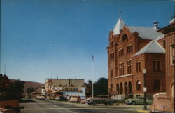 Post Office and Main Street Carson City, NV Postcard Postcard Postcard