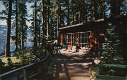 Dining Room, Kit Carson Lodge California Postcard Postcard Postcard