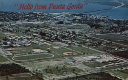 Aerial View Punta Gorda, FL Postcard Postcard Postcard