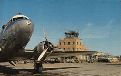Dress Memorial Airport Evansville, IN Postcard Postcard Postcard