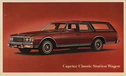 Caprice Classic Station Wagon Cars Postcard Postcard Postcard