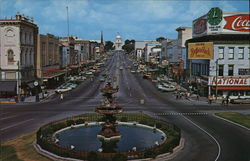 Dexter Avenue toward the State Capitol Postcard