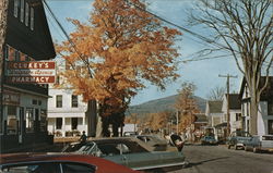 The upper end of Main St. Postcard