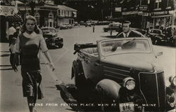 Scene From Peyton Place Postcard