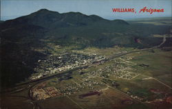 Aerial View Williams, AZ Postcard Postcard Postcard