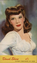 Dinah Shore Music and Literature Postcard Postcard Postcard