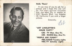 Art Linkletter Postcard