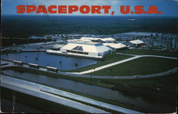 Aerial View of Spaceport, USA Postcard