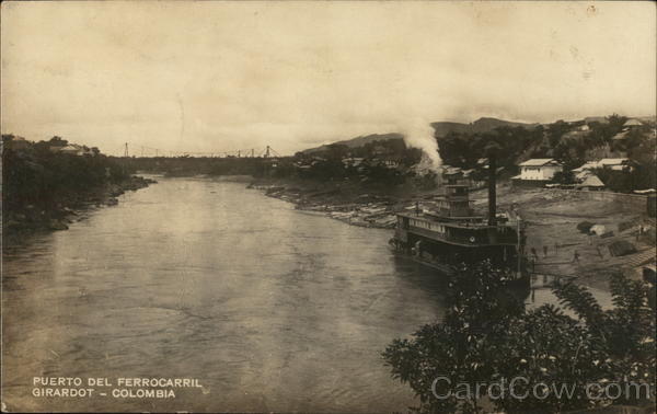 Puerto del Ferrocarril Girardot Colombia South America
