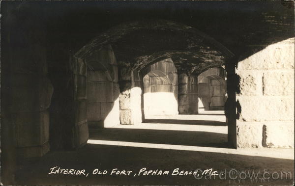 Old Fort - Interior Popham Beach Maine