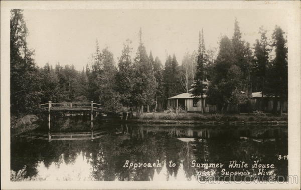 Approach to Summer White House Superior Wisconsin