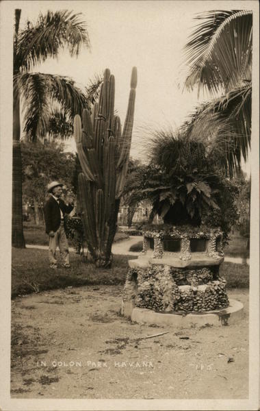 Colon Park Havana Cuba