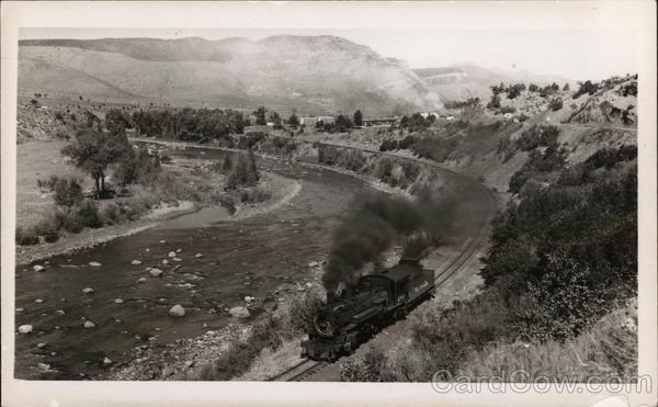 Narrow Gauge Train Near Durango, Colorado Railroad (Scenic)