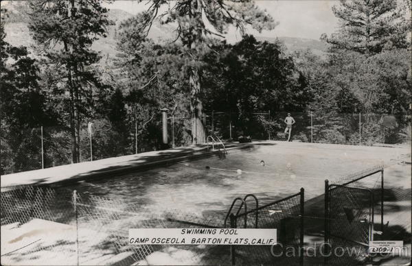 Swimming Pool, Camp Osceola, Barton Flats Angelus Oaks California