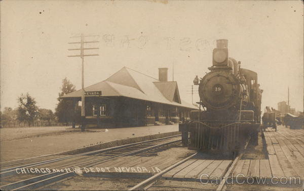 Chicago and N.W. Depot Nevada Iowa