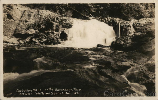 Christine Falls on the Sacandaga River Wells New York