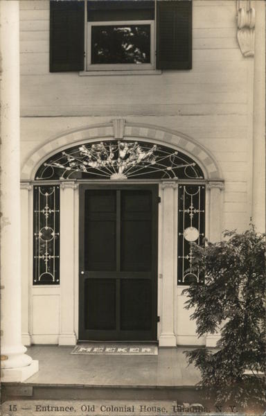 Old Colonial House - Entrance Unadilla New York