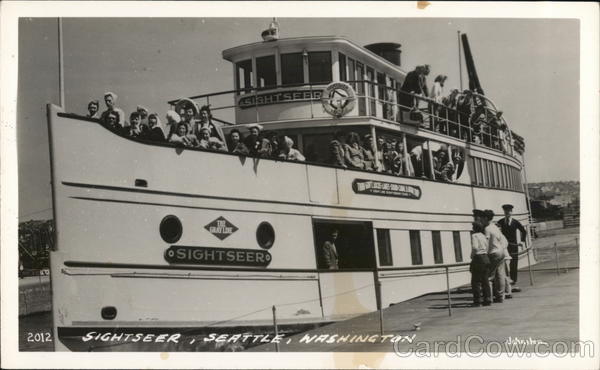 Sightseer Excursion Boat Seattle Washington