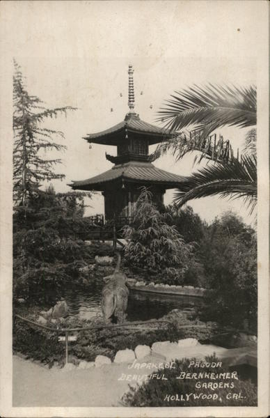 Japanese Pagoda, Bernheimer Gardens Hollywood California