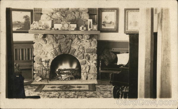 Stone Fireplace, Piano