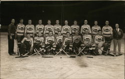New York Americans Ice Hockey Team Postcard