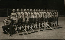 New York Americans Ice Hockey Team Postcard