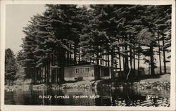 Ridley Cottage, Tacoma Lake Litchfield, ME Postcard Postcard Postcard