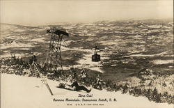 Aerial Tramway, Cannon Mountain Postcard