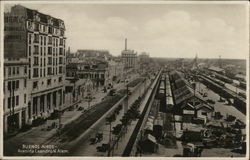 Avenida Leandro N. Alem Buenos Aires, Argentina Postcard Postcard Postcard