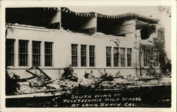 South Wing of Polytechnic High School Long Beach, CA Postcard Postcard Postcard