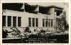 South Wing of Polytechnic High School Postcard