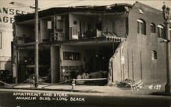 Apartment and Store Anaheim Blvd. Postcard