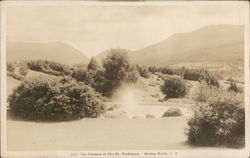 Fountain at Mt. Washington Hotel Bretton Woods, NH Postcard Postcard Postcard