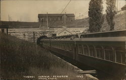 Tunnel Sarnia-Pt. Huron Postcard