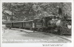 C&S Narrow Gauge Railroad Silver Plume, CO Postcard Postcard Postcard