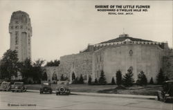 Shrine of the Little Flower Royal Oak, MI Postcard Postcard Postcard