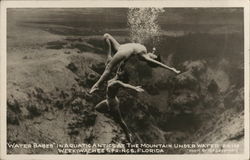 Water Babes In Aquatic Antics at the Mountain Under Water Weekiwachee Springs, FL Postcard Postcard Postcard