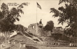 Fort in Santiago Cuba Postcard Postcard Postcard