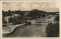 Somerset Bridge & Ely's Harbour Bermuda Postcard Postcard Postcard