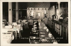 National Hotel Coffee Shop Postcard