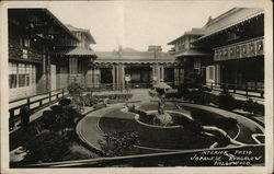 Japanese Bungalow - Interior Patio Hollywood, CA Postcard Postcard Postcard