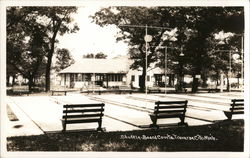 Shuffle Board Courts Postcard