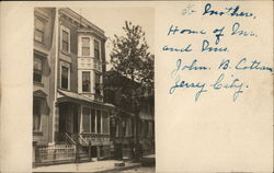 Home of John B. Cotlam Jersey City, NJ Postcard Postcard Postcard