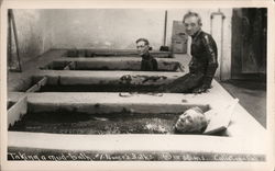 Nance's Baths - Taking a Mud Bath Postcard